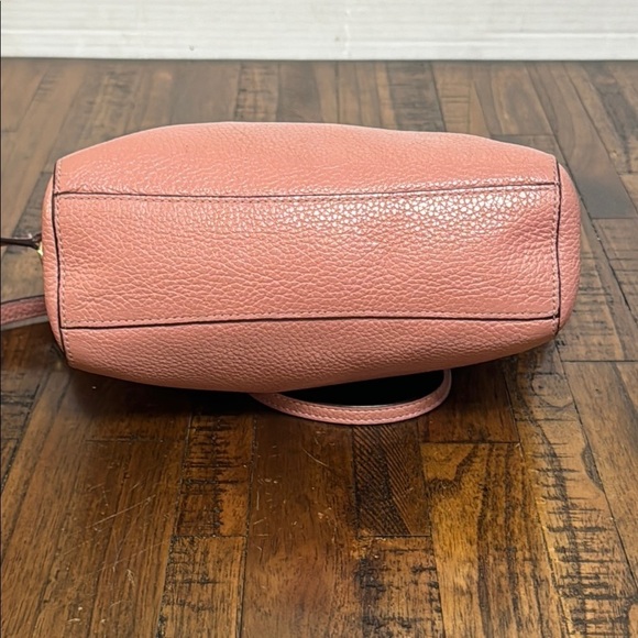 Coach Pink Leather Handbag Kelsey top handle and crossbody rose color VTG - Picture 11 of 17